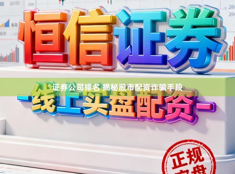 证券公司排名 揭秘股市配资诈骗手段
